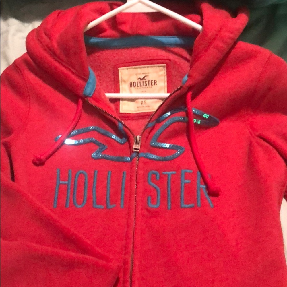 Red Hollister Jacket